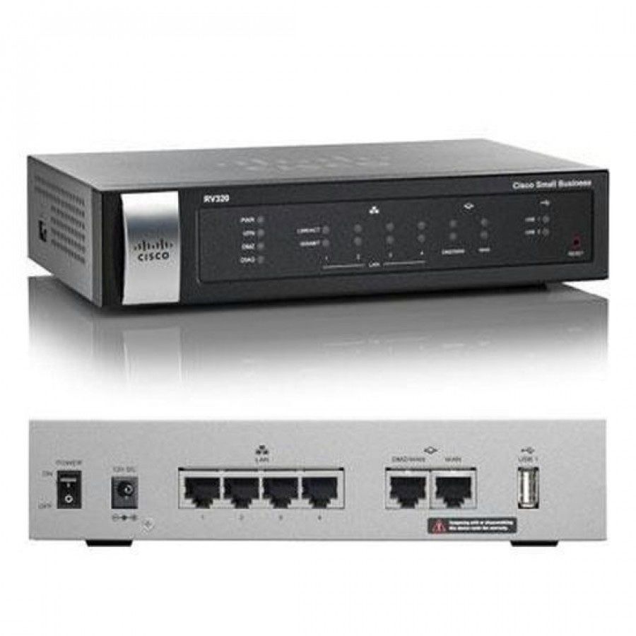 Cisco RV320-K9-NA RV320 Dual WAN VPN Router 50$