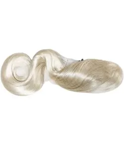 Blonde Claw Clip long ponytail wig