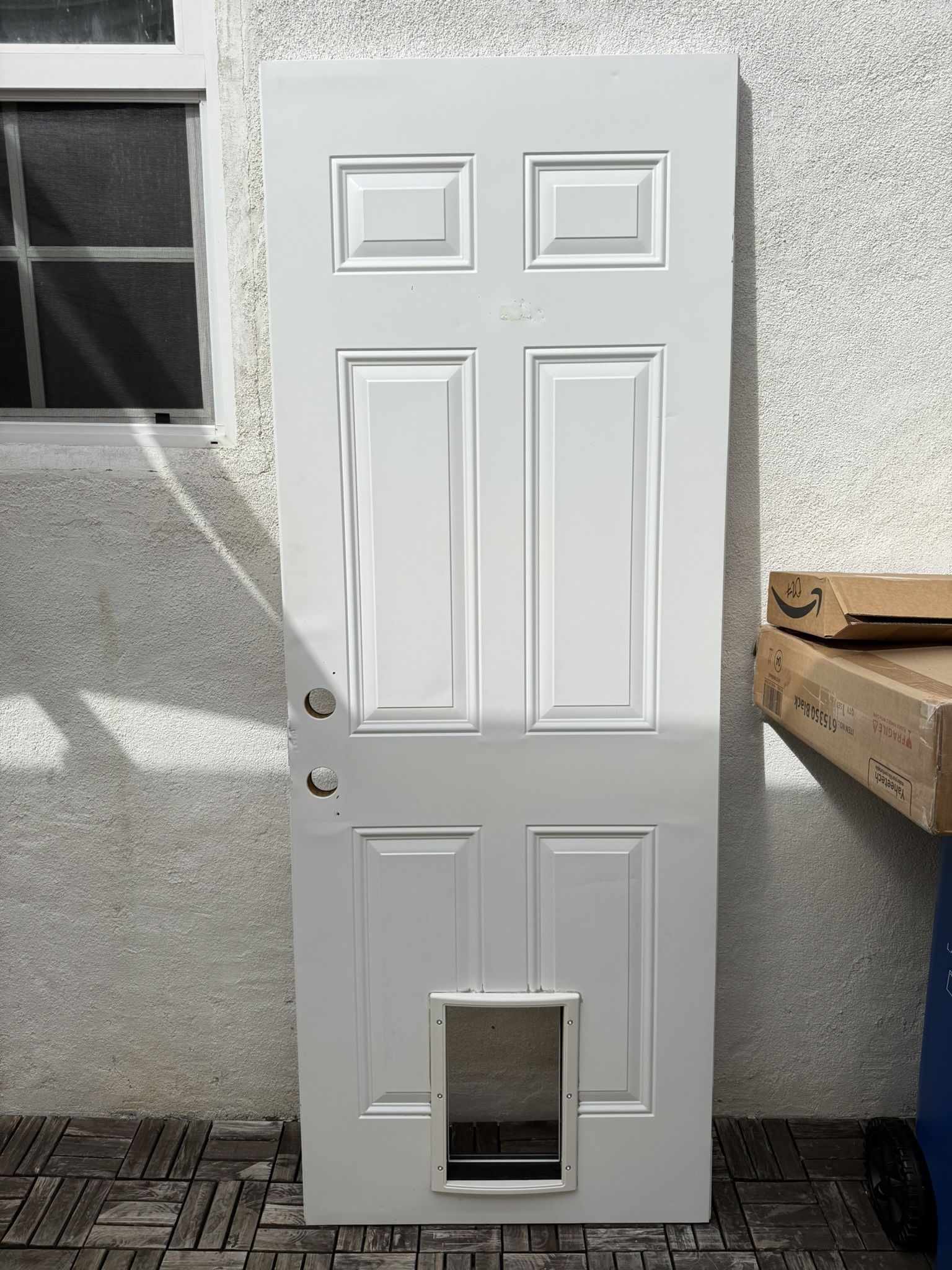 Exterior Door w/ Doggy Door