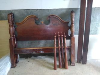 Queen Wood Bed