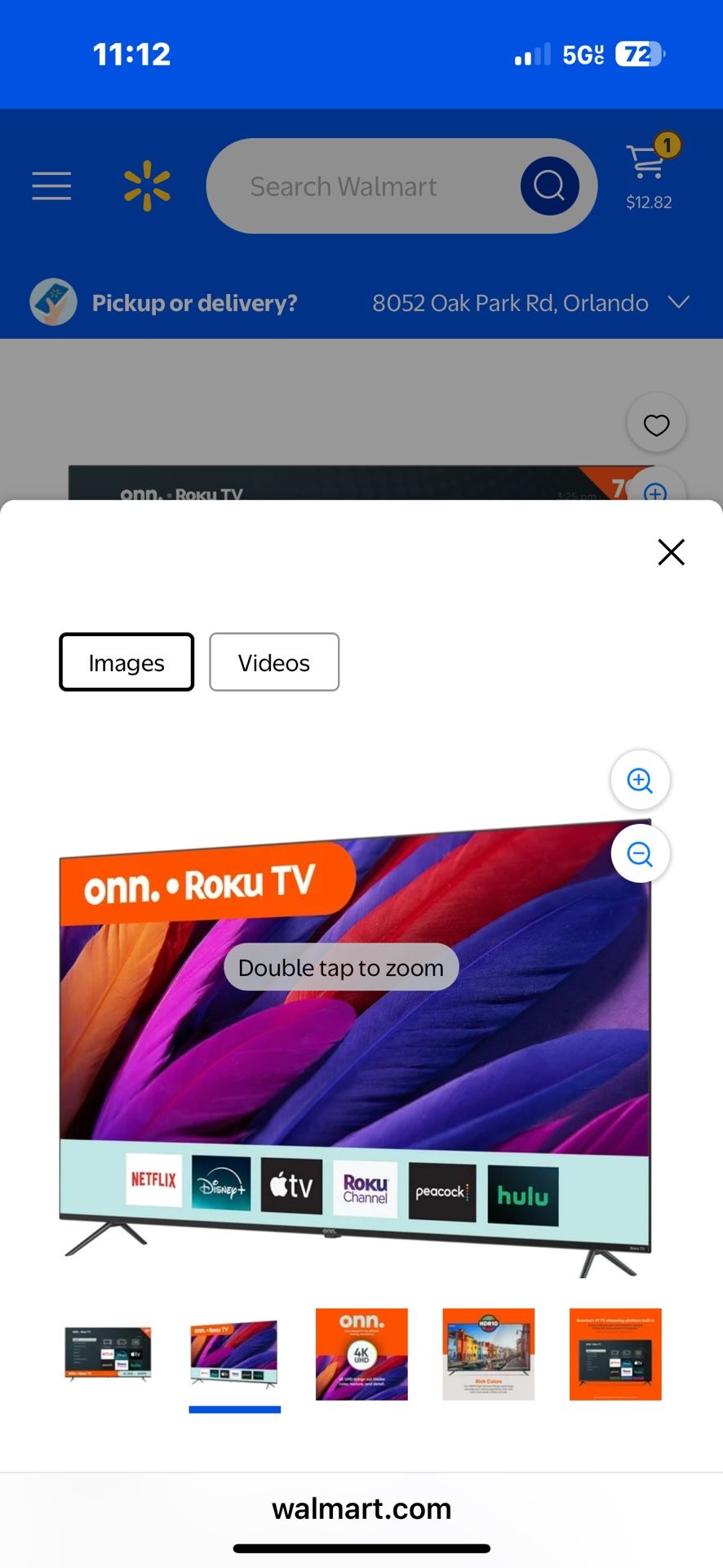 Onn 70" 4k Smart Tv