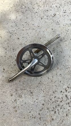 Vintage BMX, Schwinn Scrambler, Competition Crank w/Sprocket, Good threads, Difficult to find, Located in La Habra