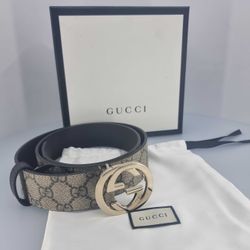 Gucci supreme belt