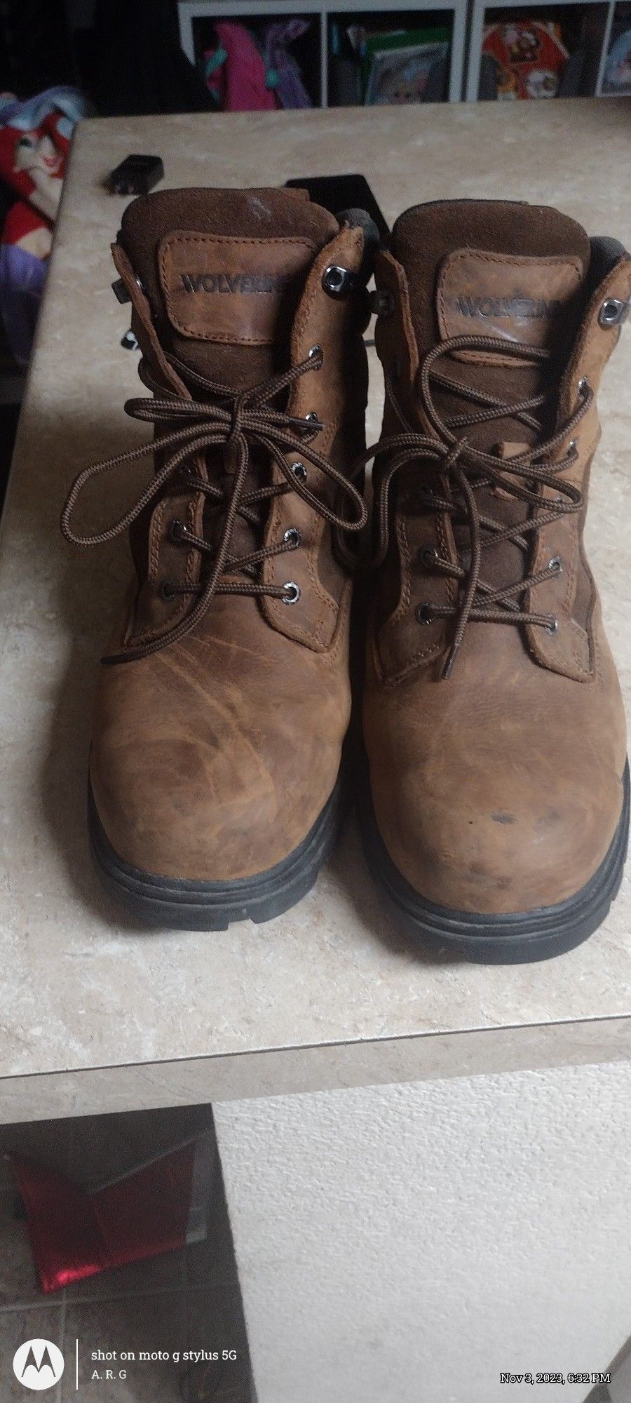 work boot, . Wolverine, size 13