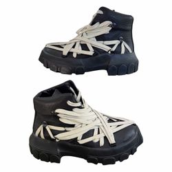 Rick Owens SS20 Tecuat Megalace Bozo Tractor Boot Sz 38 US  7.5/8
