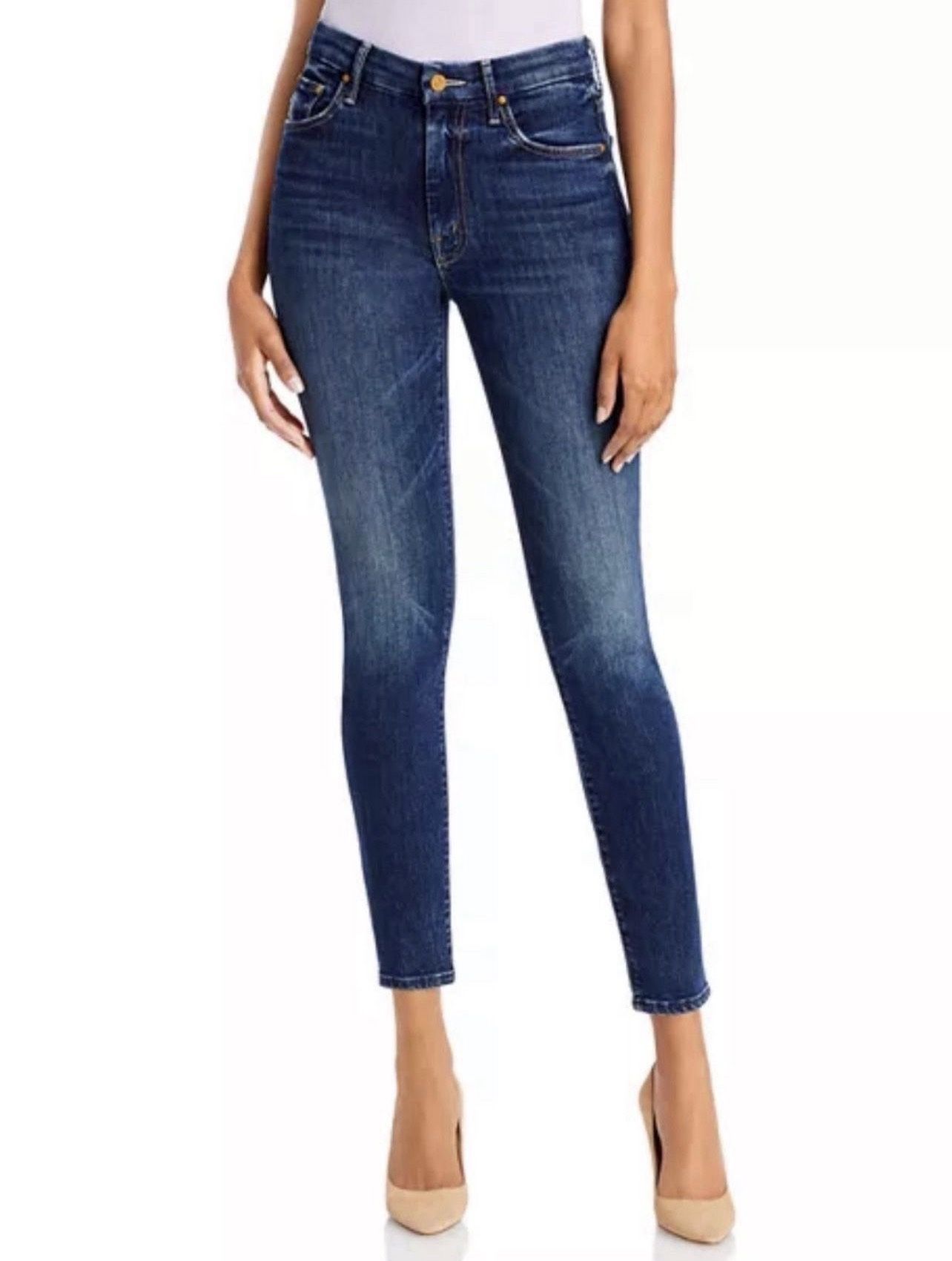 MOTHER High Waisted Looker Skinny Jeans Size 30