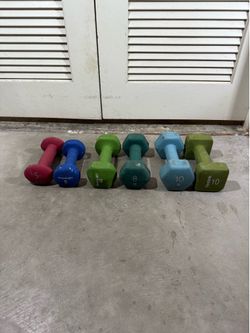 Neoprene dumbbells 46lbs