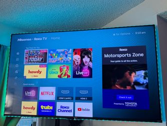 Hisense 58 inch RokuTv