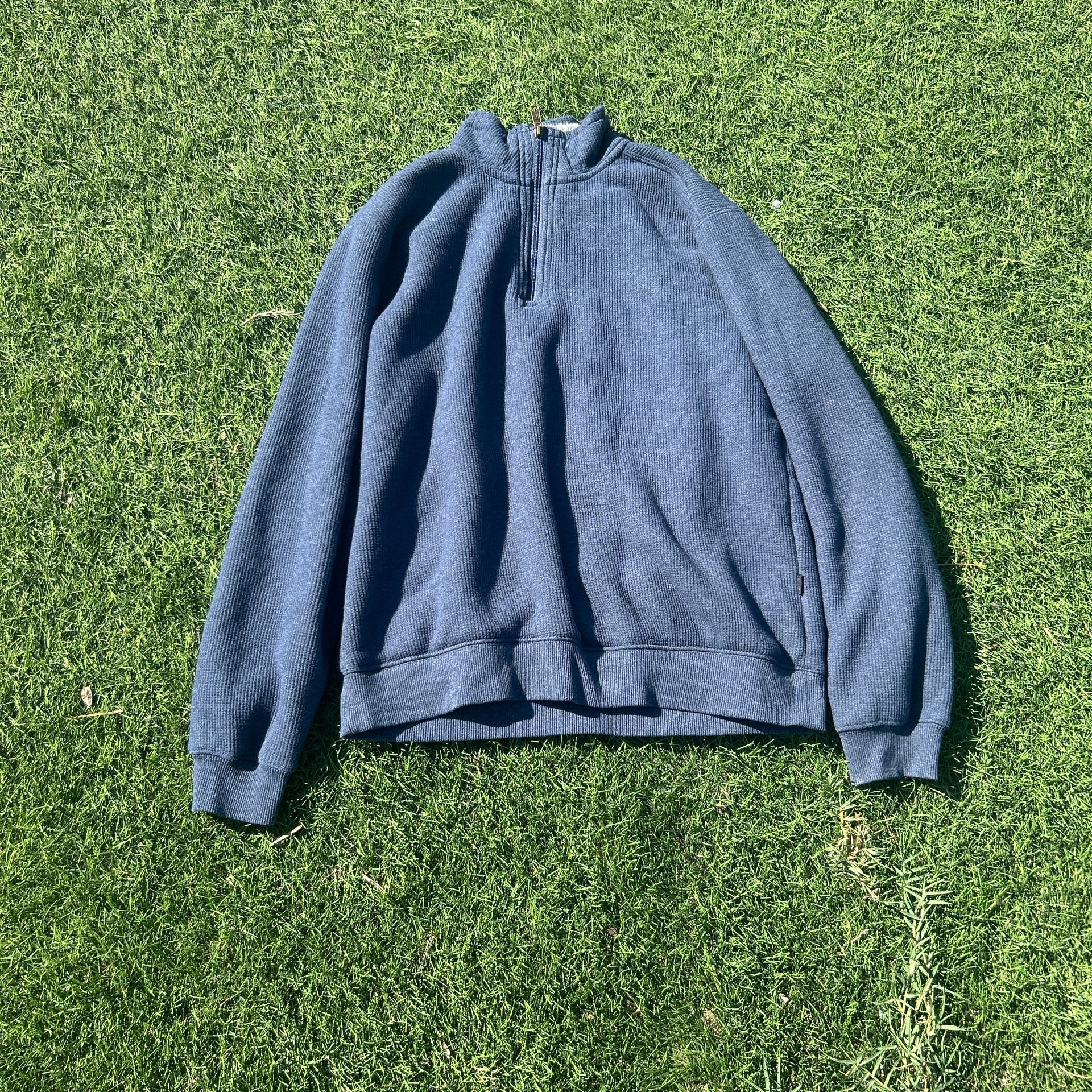 Lee Fleece-Lined Quarter-Zip Pullover Sweatshirt – Size M, Regular Fit