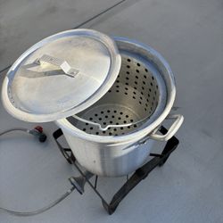 Boiling Pot/ Frying Pot & Burner