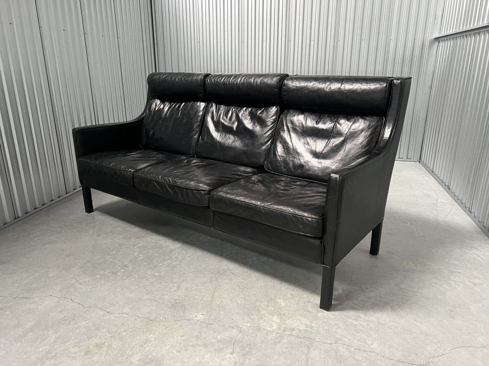 Restoration Hardware Madsen Leather Sofa 