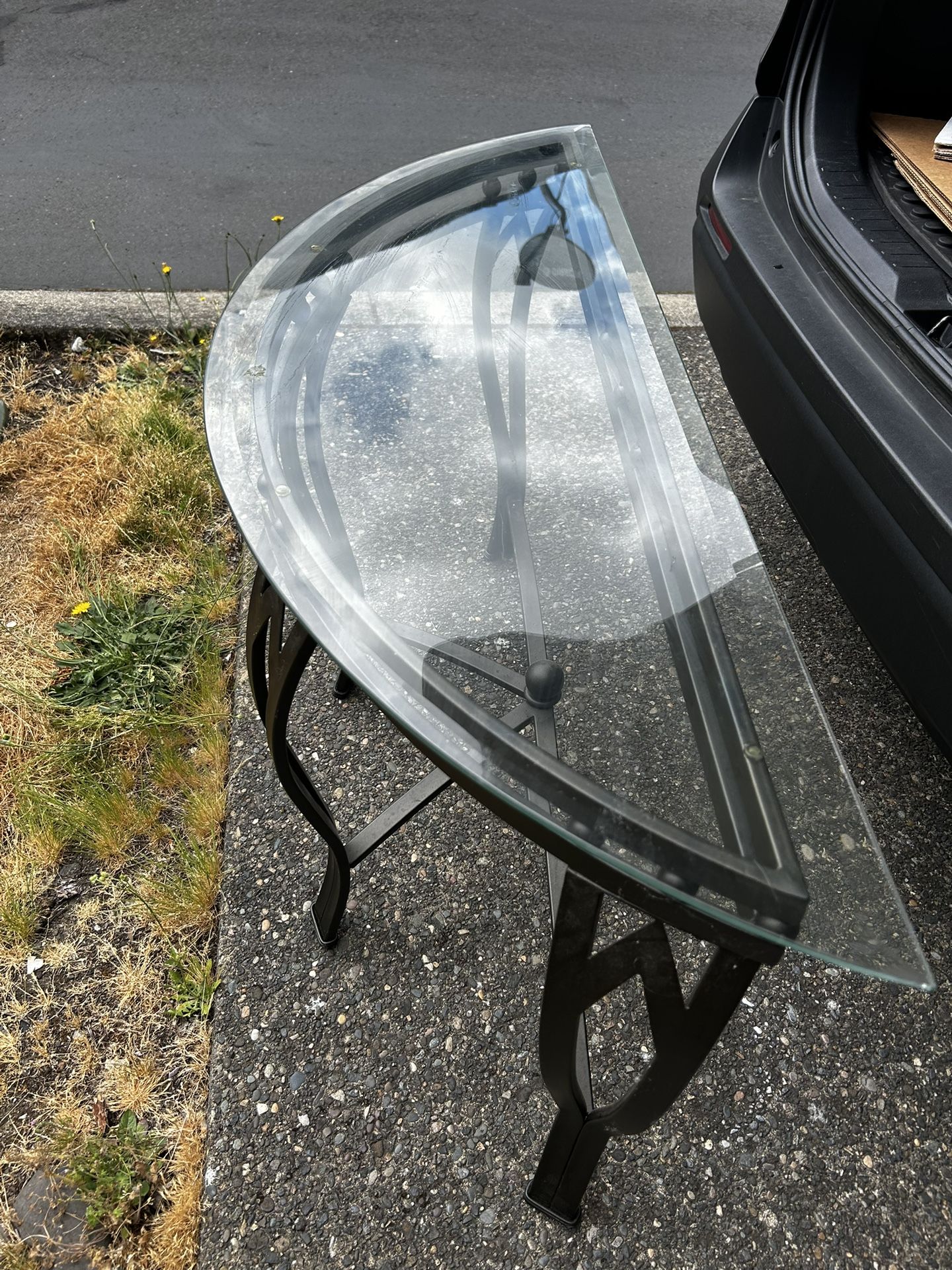 Glass Side Tables/ Tables