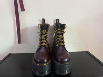 Jadon Red Dr. Martens PLATFORM