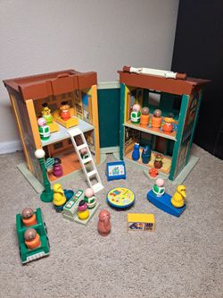 Vintage fisher price little people sesame street
