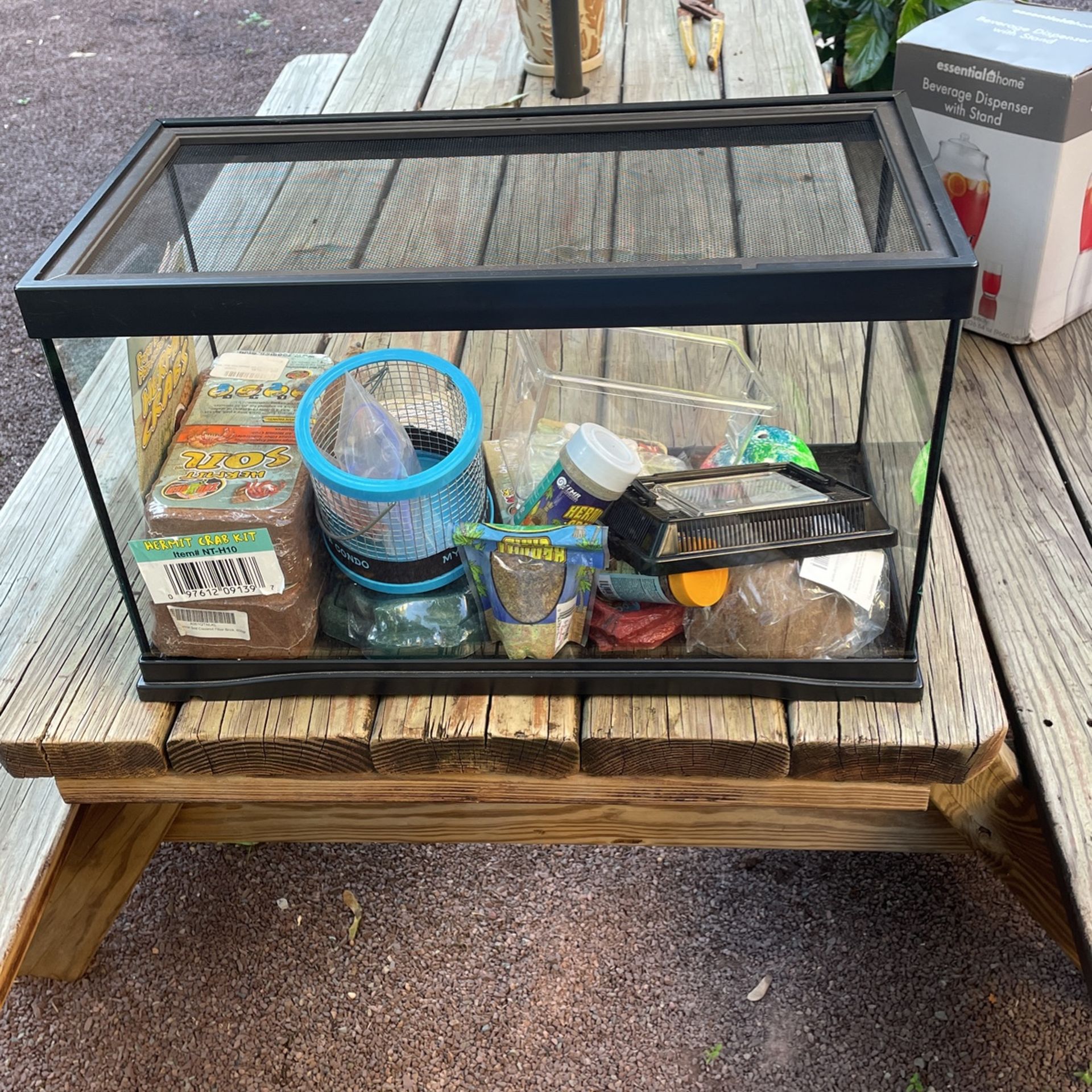 Hermit Crap Kit With Tank Habitat