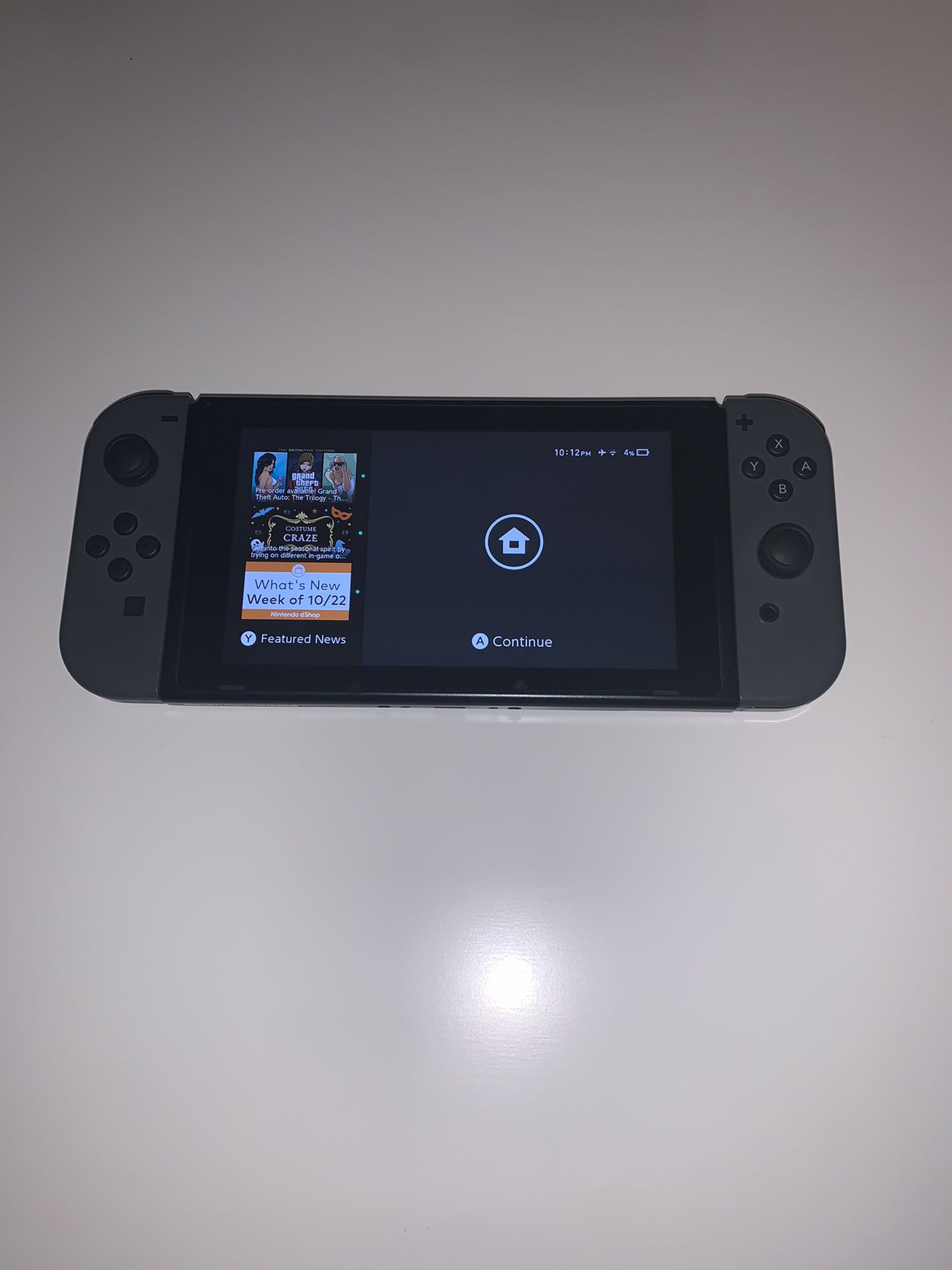 Nintendo Switch and Controller