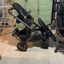 Uppababy Vista 2 baby Stroller With piggyback And Bassinet