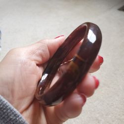 Chocolate Brown Jade Bracelet 