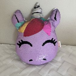 Color Changing Sequin Plush Unicorn