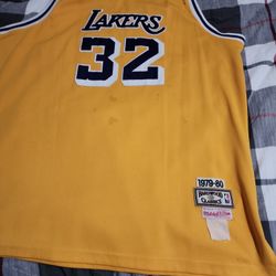 Earvin Magic Johnson Mitchell And Ness Jersey 