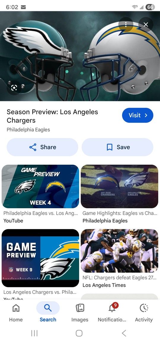 Chargers VS EAGLES, MNF...12/8