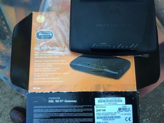 MotorolA dsl wifi modem