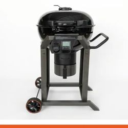 LOCO
22.5 in. SmartTemp Kettle Charcoal Grill in Black with Stand