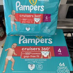 Pampers Cruiser 360 Diapers Size 4