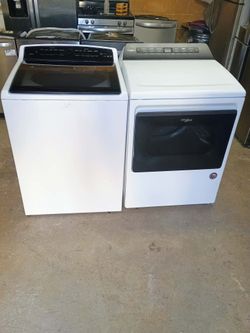 Whirlpool Cabrio Washer And Dryer Set White