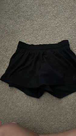 Black athletic shorts