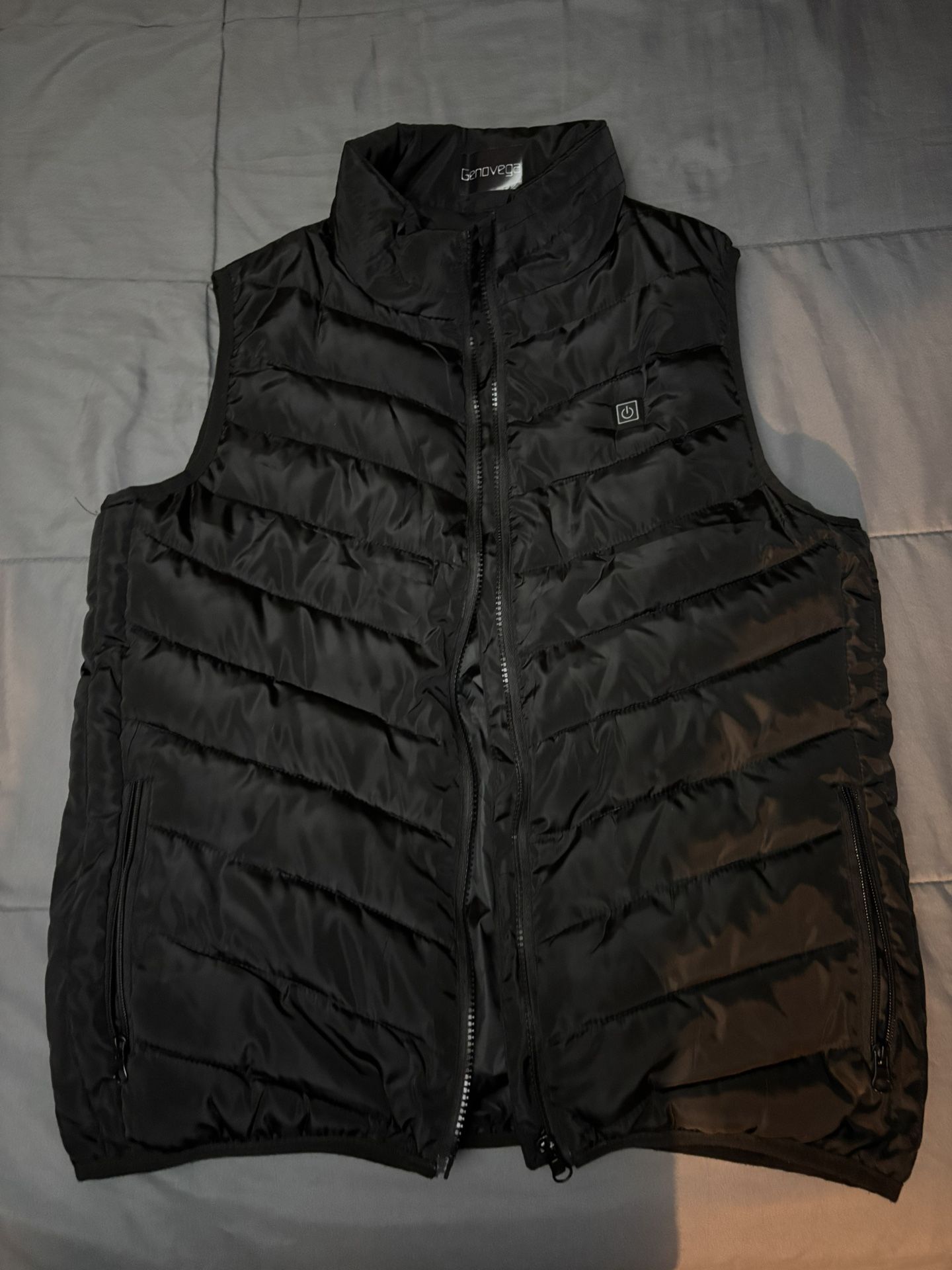 Men’s Heated Puffer Vest (Black)