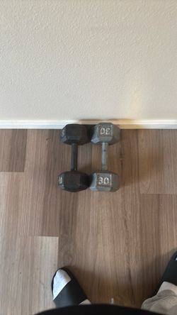 30 pound dumbbells