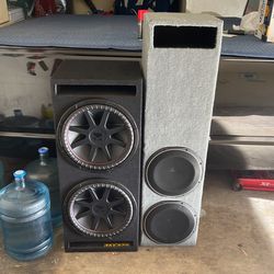 Kicker 15” & JBL 12”Semi Used