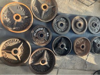Olympic weight set 350 lbs