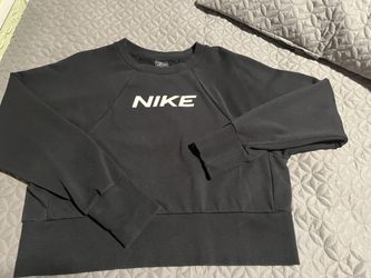 Women Nike Sweater Crop Top Small