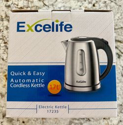 Quick and Easy Automatic Cordless Kettle