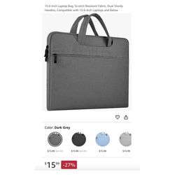 Brand new 15.6-Inch Laptop Bag, Scratch Resistant Fabric, Dual Sturdy Handles, Compatible with 15.6-Inch Laptops and Below  Whitestone /Flushing, Quee