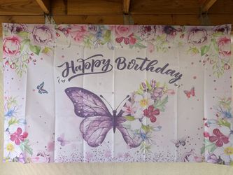 Butterfly Decor, Butterfly Birthday Party Decor, 9th Birthday 