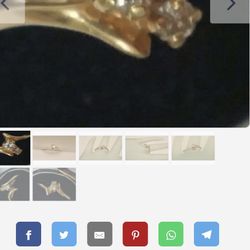 14 Kt Gold Engagement Ring