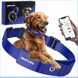 Geopaws GPS Electric Dog Fence with Free App, Wireless Fence System with Training Collar, Adjustable of Dogs Portable Fence for Outdoor Use, Rechargea