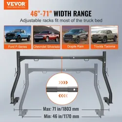 VEVOR Extendable Steel Truck bed Rack