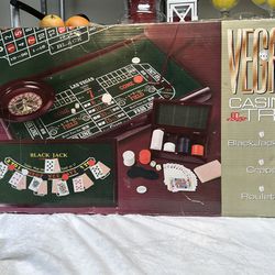 Vegas Casino Trio Play Blackjack/Craps/Roulette 