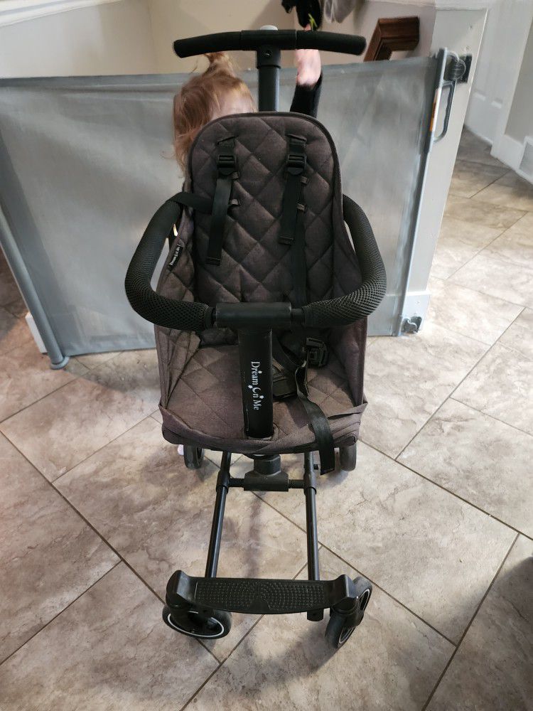 Dream On Me Lightweight and Compact Coast Rider Stroller with One Hand Easy Fold, Adjustable Handles