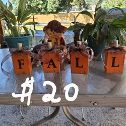 Wooden Fall Decorations