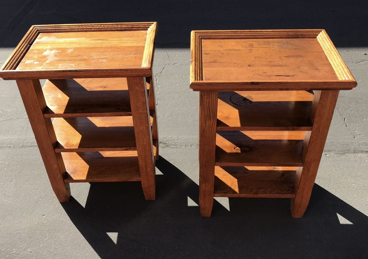 Antique - Mission End Tables