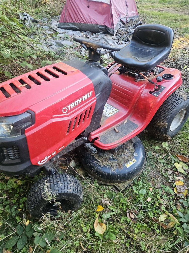 Tory Bilt Mower And Dump Trailer