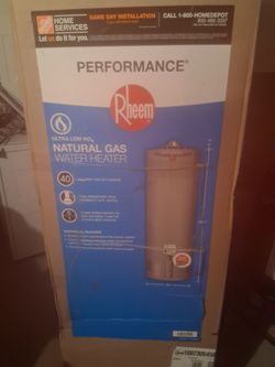 Brand new in box - Rheem Performance 40-Gallon Natural Gas Water Heater $699