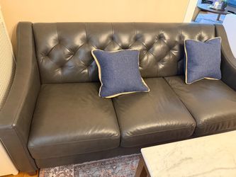 Leather sofa