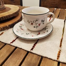 Pfaltzgraff Winterberry Soup Mug And Plate