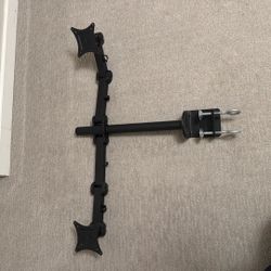 Heavy duty two monitor arm